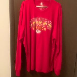 47 -2xl Mens Kansas City Chiefs long sleeve shirt Excellent condition